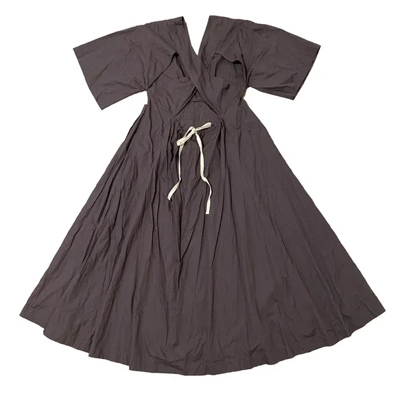 NWT Free People Find Me Here Midi Dress Womens S Shaded Rock Brown Boho - Picture 7 of 12